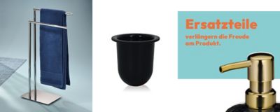 Ersatzteile für Handtuchhalter, WC-Garnitur, Seifenspender