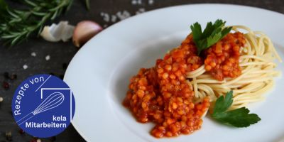 Stimmungsbild für die Rubrik: Rezepte kela-Mitarbeiter