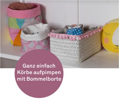 Aufbewahrungskorb kreativ aufpimpen