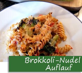 Rezeptbutton Brokkoli-Nudel-Auflauf