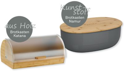 Aufbewahrung von Brot im Brotkasten Namur, Katana von kela