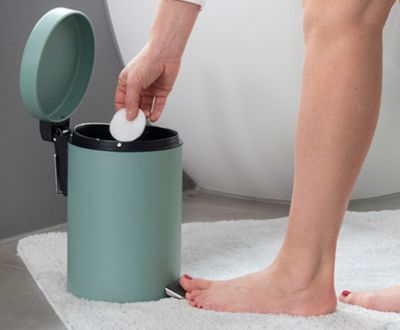 Produktabbildung Kosmetikeimer Monaco in Jadegrün von kela