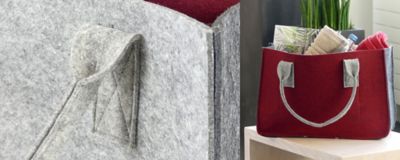 Aus Tischset Alia von kela wird ein trendy Shopper | kela Blog