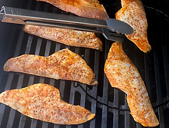 Fisch grillen für Rezept Fisch-Toasti
