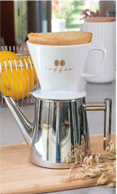 Filterkaffee mit Porzellankaffeefilter aufbrühen