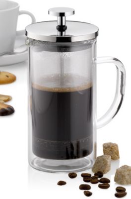 Kaffee zubereiten mit einer Pressstempelkanne von kela