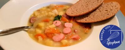 Rezept Kartoffelsuppe – Serviervorschlag