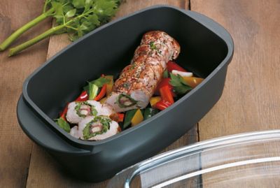 Zubereitung Schweinefilet im Bräter Kerros aus Aluguss