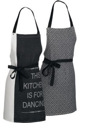 Cooking aprons Gianna cotton black
