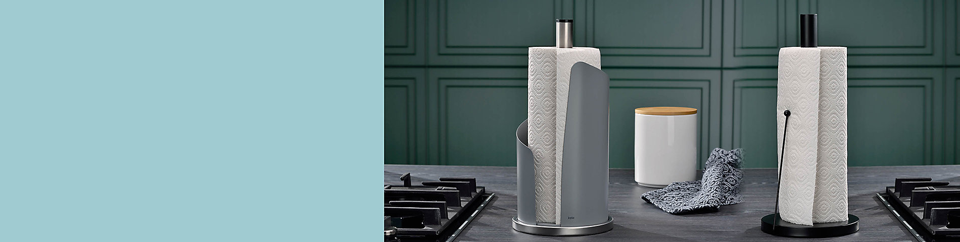 Küchenrollenhalter aus Edelstahl | Stilvolle Design Küchenpapierhalter