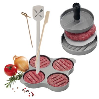 Hamburgerpresse und Hamburger-Spieße