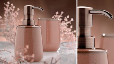 Seifenspender Dusche oder Badewanne: Seifenspender Liana in Rosa kela