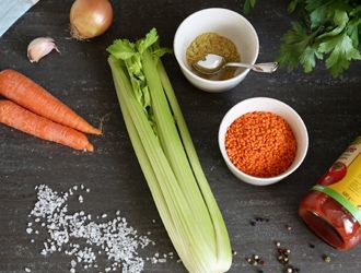 Linsen-Bolognese Zutaten