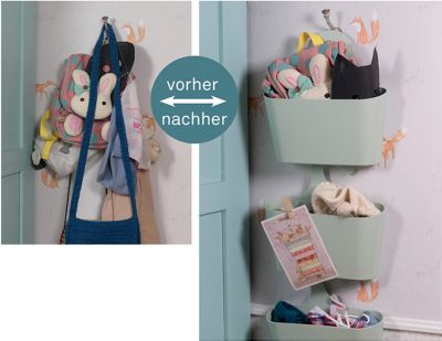 mit den Hängekörben Mandy einfach Ordnung schaffen