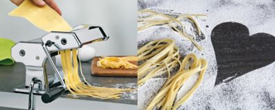 Rezept für selbstgemachte Nudeln – Stimmungsbild