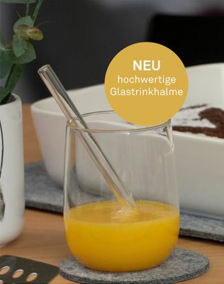 Trinkhalme Grace aus Glas – nachhaltig & stilvoll