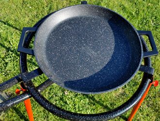 Paella zubereiten in Stella Nova Pfanne