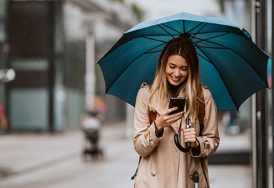 Regenspaziergang – Schirmständer für das Zuhause 