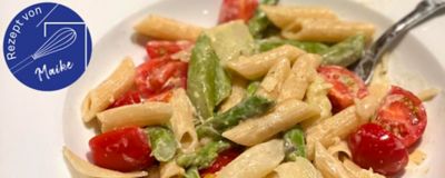 Spargel-Tomaten-Nudeln Mitarbeiter Rezept