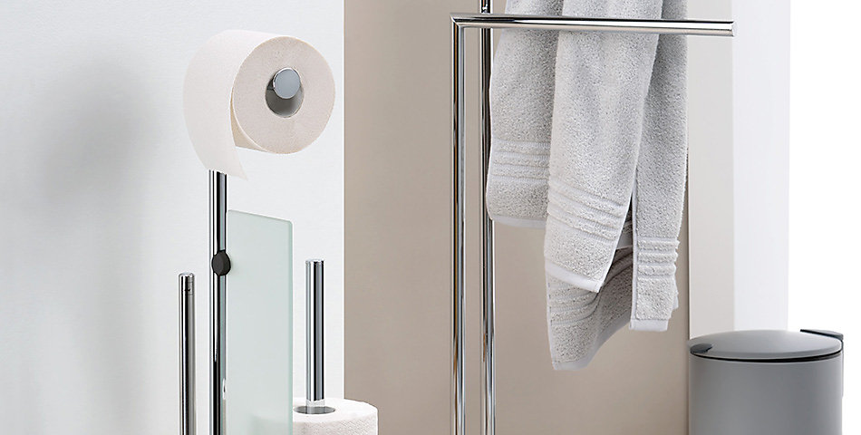 Toilettengarnituren | aus Edelstahl, in weiß, schwarz, aus verschiedenen Materialien erhältlich bei kela
