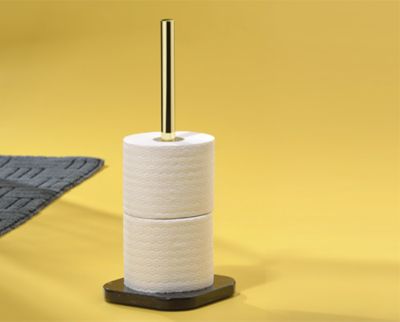 Liron toilet roll holder for spare rolls