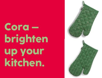 Cora oven gloves made from high-quality cotton