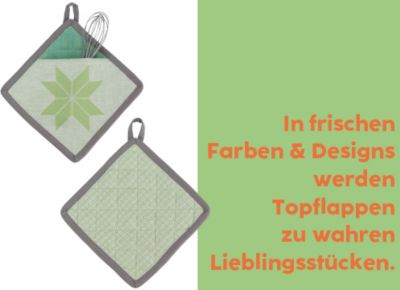 Topflappen Carla in frischen Farben