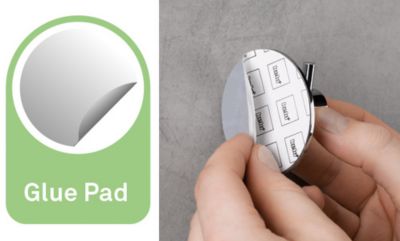 Wall panel with adhesive sticker - Glue Pad