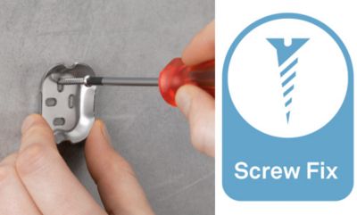 Wall plate for screwing - Screw Fix
