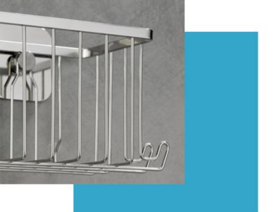 Wall accessories - Arona stainless steel storage basket