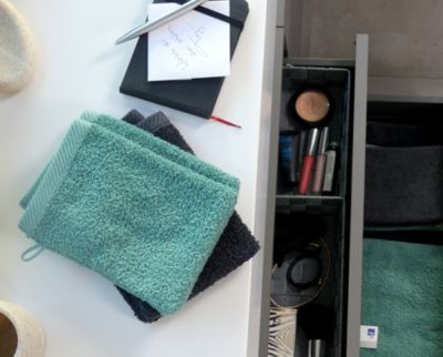 Gant de toilette Ladessa en vert jade de kela