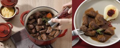 Wildragout mit Kartoffelgratin Header