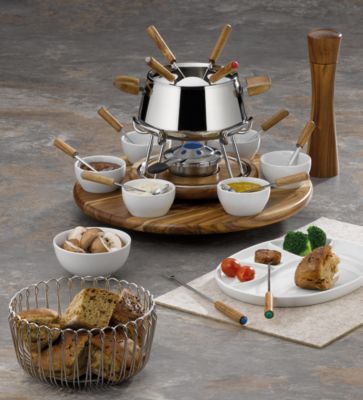 Armata stainless steel fondue carousel from kela