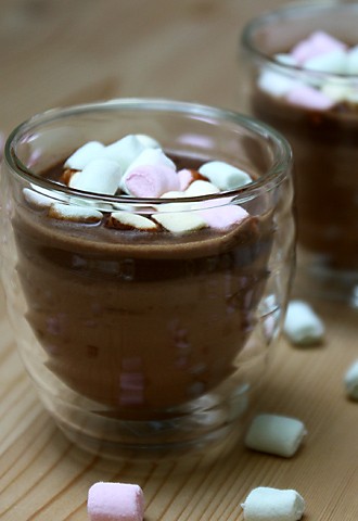 Heiße Schokolade – mit Marshmallows