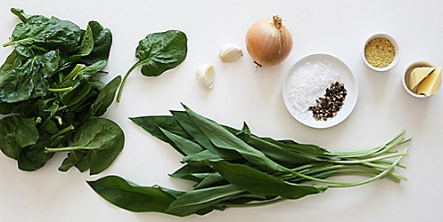 Ingredients Spinach soup