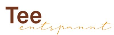 Thema Tee entspannt als Wort-Bild-Logo